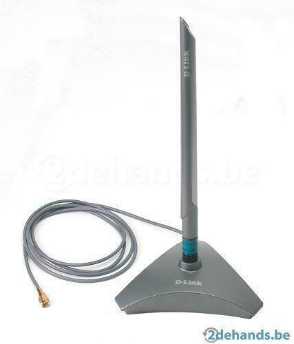 D-Link ANT24-0501 WiFi staafantenne 2.4 GHz 5 dB, Computers en Software, Netwerk switches, Nieuw
