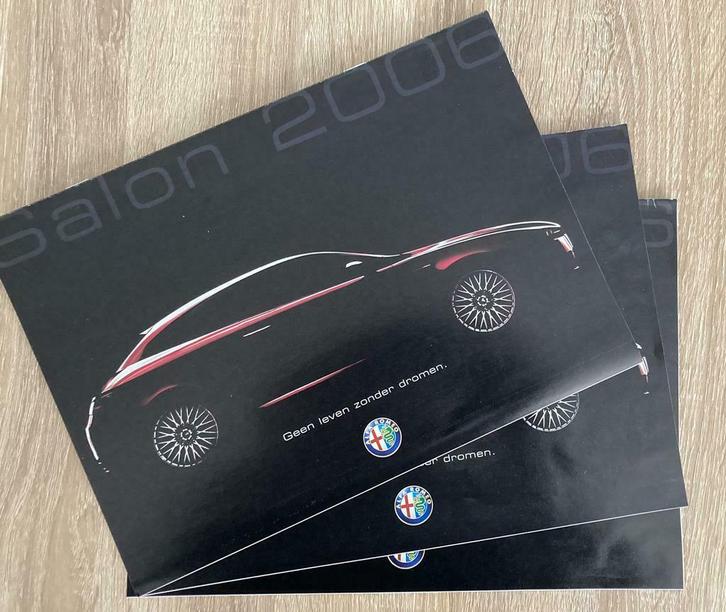 Brochure Alfa Romeo Autosalon 2006, Boeken, Auto's | Folders en Tijdschriften, Nieuw, Alfa Romeo, Ophalen of Verzenden