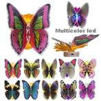 Led vlinder met colorchanging licht
