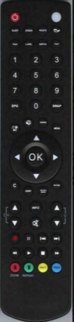Afstandsbediening Luxtronic LTV 2284 DVBT, LTV2284DVBT, Audio, Tv en Foto, Ophalen of Verzenden, Nieuw, Origineel, Tv