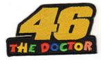 Patch Rossi 46 The Doctor - 80 x 45 mm, Motoren, Kleding | Motorkleding, Nieuw zonder kaartje, Overige typen