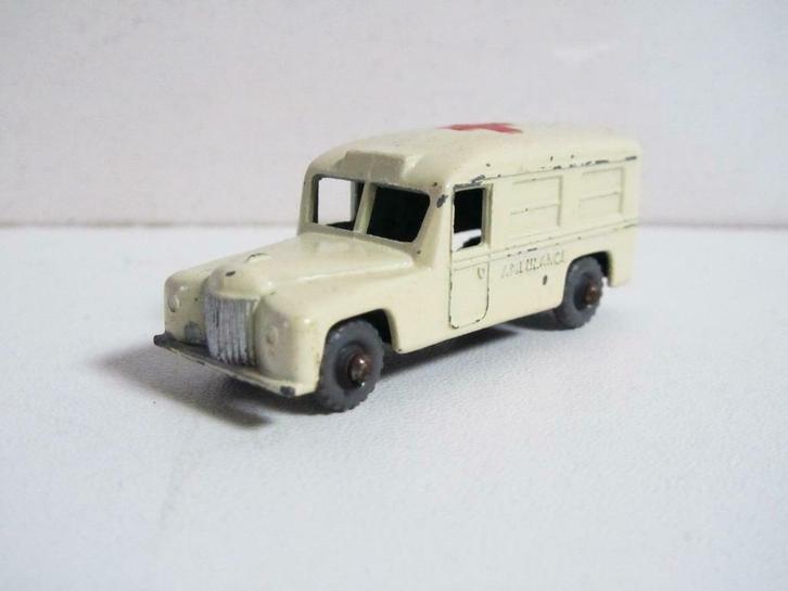 Daimler Ambulance 14b GPW 1958 Lesney Matchbox Reg. Wheels, Hobby en Vrije tijd, Modelauto's | Overige schalen, Gebruikt, Overige typen