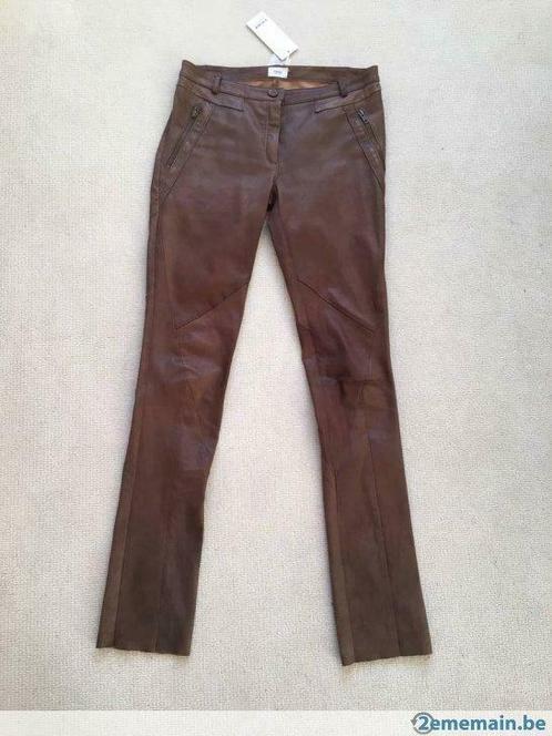 Pantalon cuir CHINE brun Taille 2, Vêtements | Femmes, Culottes & Pantalons, Porté, Brun