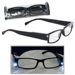 Leesbril met led licht sterkte 1, 1,5 of 3, Nieuw, Ophalen of Verzenden, Leesbril, Zwart
