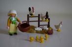 Playmobil 3076 Boerin Met Kippen Vintage, Complete set, Gebruikt, Ophalen of Verzenden