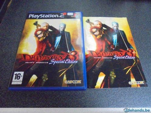 Playstation 2 Devil May Cry 3 Special Edition (orig-compleet, Games en Spelcomputers, Games | Sony PlayStation 2, Gebruikt, Ophalen of Verzenden