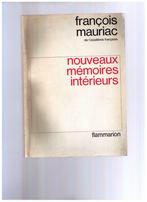 Nouveaux mémoires intérieurs - de François Mauriac 1965, Utilisé, Enlèvement ou Envoi, François Mauriac