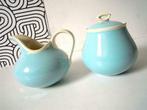 Pastelblauw duo voor koffie - Keralux, Antiek en Kunst, Ophalen of Verzenden