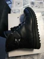 Bottines Geox noires, Enlèvement, Utilisé, Chaussures, Geox