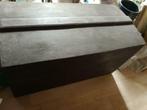Grote oude houten kist, Huis en Inrichting, Woonaccessoires | Kisten, Ophalen of Verzenden, Gebruikt