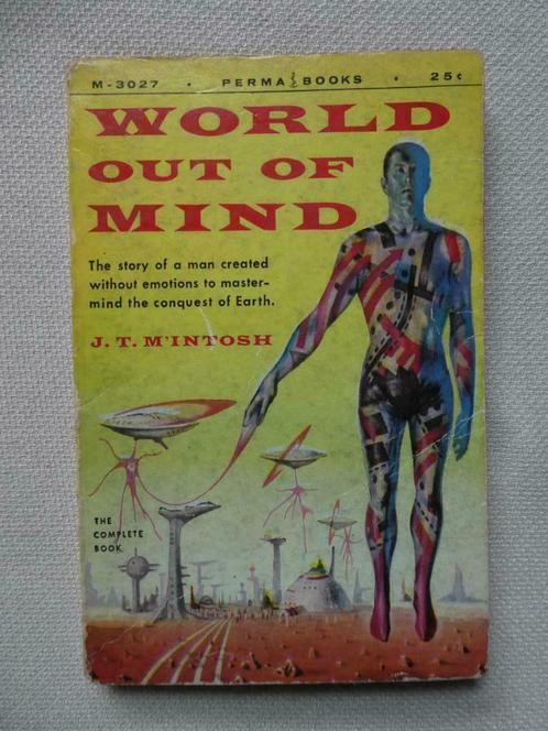 "World out of Mind" J.T. McIntosh - 1956 (PERMABOOK), Antiquités & Art, Antiquités | Livres & Manuscrits, Enlèvement ou Envoi