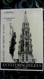 FIRST DAY OP FOLDER- TOERISME-STEDEN- BRUSSEL- BELGIË, Postzegels en Munten, Ophalen of Verzenden, Gestempeld, Plaats of Gebouw