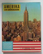 Kuifje - Amerika zijn aardrijkskunde - Deel 1 - 1961, Utilisé, Enlèvement ou Envoi, Étranger, Gravure