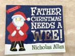 Kerstboek "Father Xmas needs a Wee"  - cijfers (zn4844), Comme neuf, Garçon ou Fille, Contes (de fées), Enlèvement ou Envoi