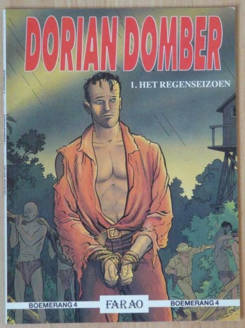 Strip Boek Dorian Domber, Het Regenseizoen, Nr4, Farao, 1990, Boeken, Stripverhalen, Zo goed als nieuw, Eén stripboek, Ophalen of Verzenden