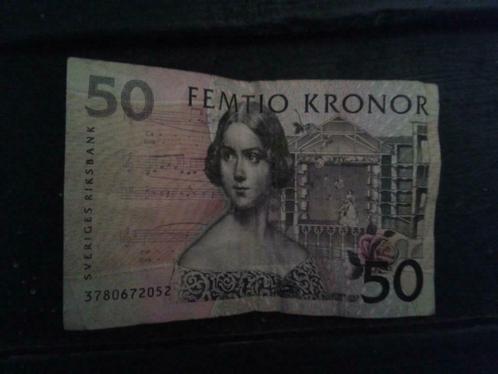 oud biljet Zweedse Kronen, Timbres & Monnaies, Billets de banque | Europe | Billets non-euro, Billets en vrac, Autres pays, Enlèvement ou Envoi