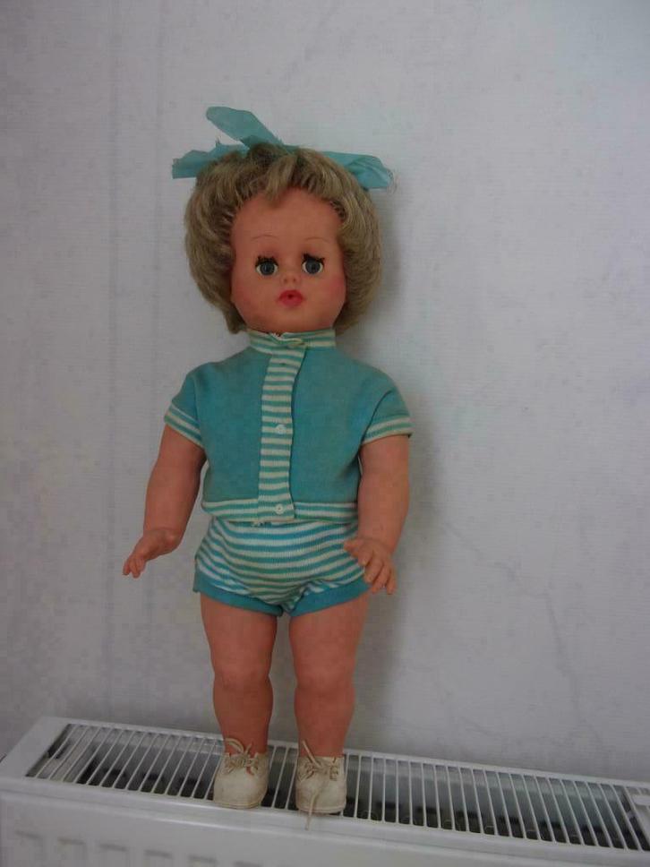 oude UNICA BELGIUM pop, Verzamelen, Poppen, Gebruikt, Pop, Ophalen of Verzenden