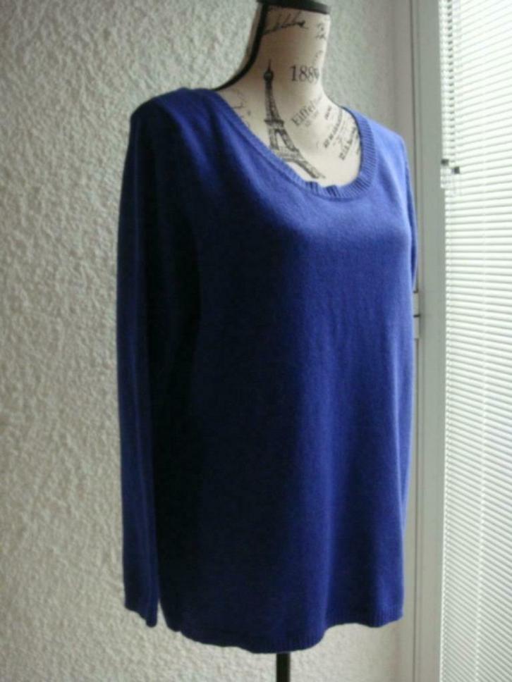 Pull bleu. Marque Anne Weyburn" taille 46/48, Kleding | Dames, Truien en Vesten, Gedragen, Maat 46/48 (XL) of groter, Blauw, Ophalen of Verzenden