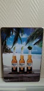 Metalen reclamebord Corona bier, Verzamelen, Biermerken, Verzenden, Nieuw, Reclamebord, Plaat of Schild
