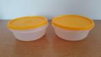 tupperware ruimtekom 0,6 l (2), Huis en Inrichting, Ophalen of Verzenden, Gebruikt, Oranje, Bak of Kom