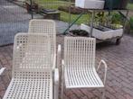 chaise de jardin, Ophalen of Verzenden, Gebruikt, Metaal, Stapelbaar