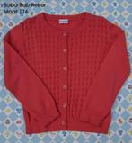 Cardigan Baba-Babywear rood - Maat 116, Meisje, Trui of Vest, Gebruikt, Baba