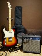 Guitare style Telecaster gaucher + Ampli Fender