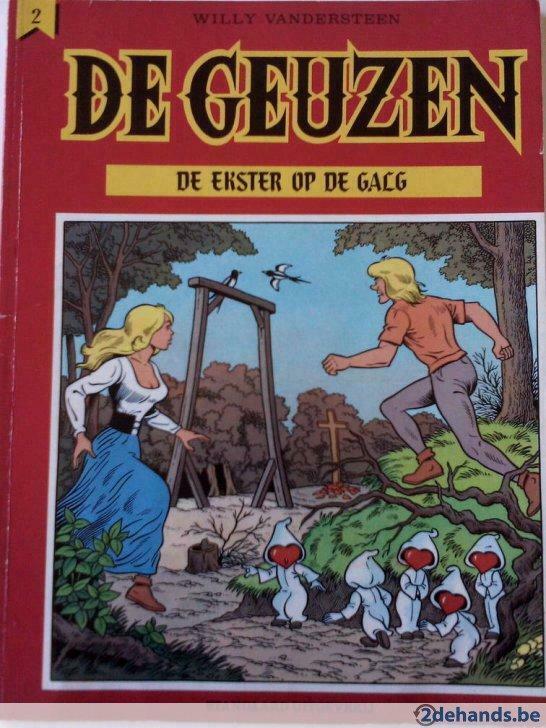 DE GEUZEN.  Strip. nr 2. De ekster op de galg., Livres, BD, Utilisé, Une BD, Enlèvement ou Envoi