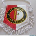 Feyenoord rotterdam football banier 8x10 cm met franje, Verzamelen, Nieuw, Vaantje of Sjaal, Verzenden