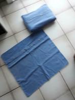 Blauw flanel dekbedovertrek, Kinderen en Baby's, Ophalen of Verzenden, Blauw, Dekbedovertrek