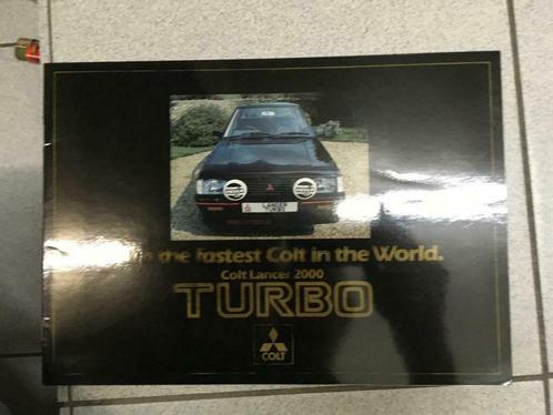 Brochure Mitsubishi lancer TURBO, Boeken, Auto's | Folders en Tijdschriften, Mitsubishi, Ophalen of Verzenden