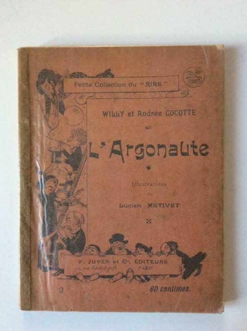 Willy et Andrée Cocotte - L'Argonaute - 1897, Antiek en Kunst, Antiek | Boeken en Manuscripten, Ophalen of Verzenden