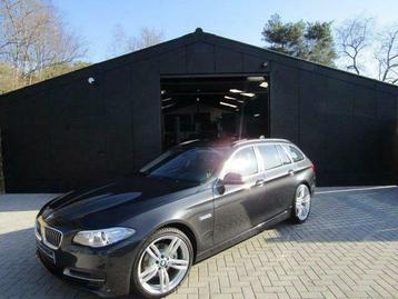 Bmw 518D (136pk) Touring F11 leder/HUD/navi/pano/xenon/m'14, Autos, 100 kW, Argent ou Gris, Euro 6, Entreprise