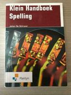 Klein Handboek Spelling, Comme neuf, Enlèvement, Plantyn, Enseignement supérieur