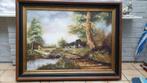 schilderij ,landschap fermette, Ophalen