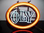 Neonverlichting OLY - Olympia bier, Verzamelen, Merken en Reclamevoorwerpen, Gebruikt, Ophalen of Verzenden, Lichtbak of (neon) lamp