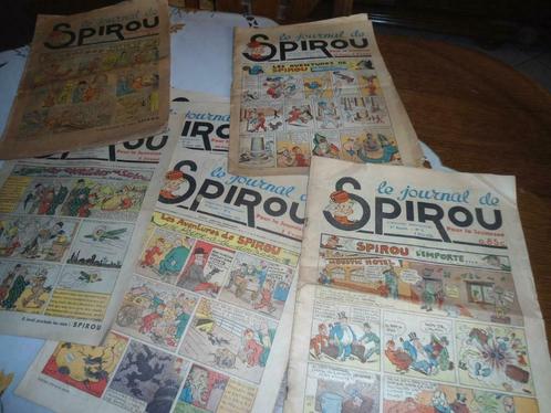 Très Rare Lot de 15 Exemplaires ORIGINAUX du journal Spirou, Antiek en Kunst, Antiek | Boeken en Manuscripten, Ophalen of Verzenden