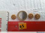 set van 3 houten knopen 12 mm - 2 gaten, Ophalen of Verzenden, Nieuw