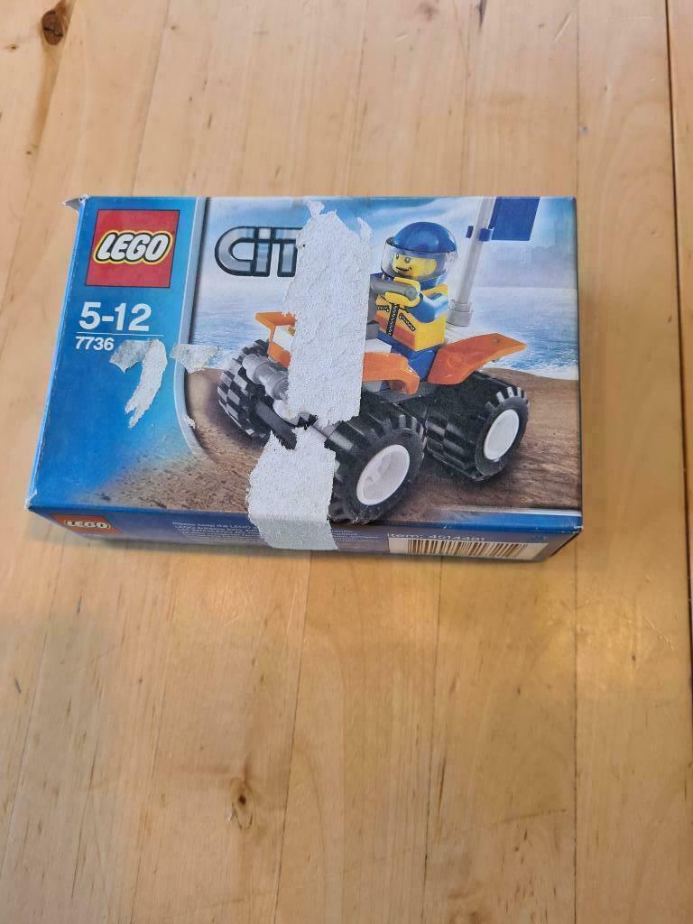 Lego City : Quad des garde-côtes : 7736, Ophalen of Verzenden, Zo goed als nieuw, Complete set, Lego