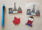 Lot Fridge Magnet Travel  Paris ( x2 )  Montréal & Canada., Collections, Collections Autre, Envoi, Neuf