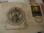 zegel 2887 op prentkaart, Postzegels en Munten, Staatshoofden, Ophalen of Verzenden, 1e dag stempel, Gestempeld