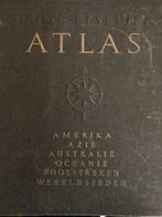 Grote atlas Elsevier 2 delen - 1950, Boeken, Atlassen en Landkaarten, Gelezen, Wereld, Ophalen of Verzenden, 1800 tot 2000
