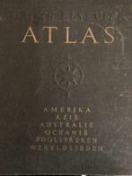Grote atlas Elsevier 2 delen - 1950, Boeken, Atlassen en Landkaarten, Gelezen, Overige atlassen, Ophalen of Verzenden, 1800 tot 2000