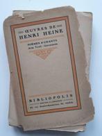 Henri Heine - Poèmes et Chants, Atta Troll, Germania, Livres, Poèmes & Poésie, Utilisé, Enlèvement ou Envoi, Henri Heine