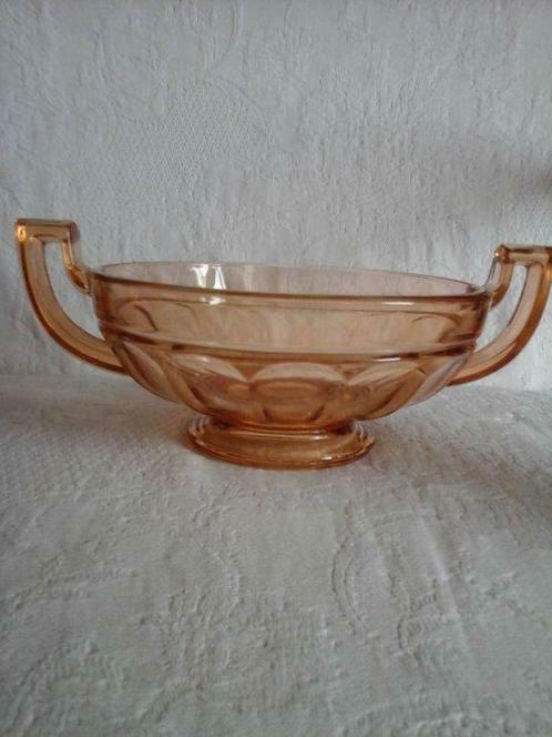 Vase/coupe "Noémie" art deco  "Luxwal" en cristal  VSL 1930/, Antiquités & Art, Antiquités | Verre & Cristal, Enlèvement ou Envoi