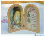 cadre double souvenir de lourdes, Antiek en Kunst