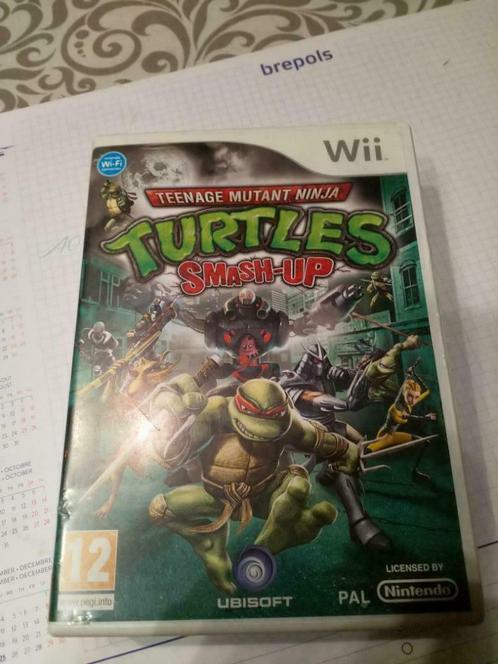 Teenage mutant ninja turtles Smash-up - ook vr Wii U, Games en Spelcomputers, Games | Nintendo Wii, Zo goed als nieuw, Ophalen of Verzenden