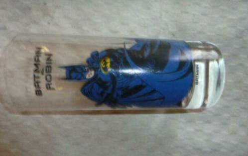 #A limonade glas QUICK - BATMAN & ROBIN ' Batman ', Verzamelen, Glas en Drinkglazen, Nieuw, Frisdrankglas, Ophalen of Verzenden