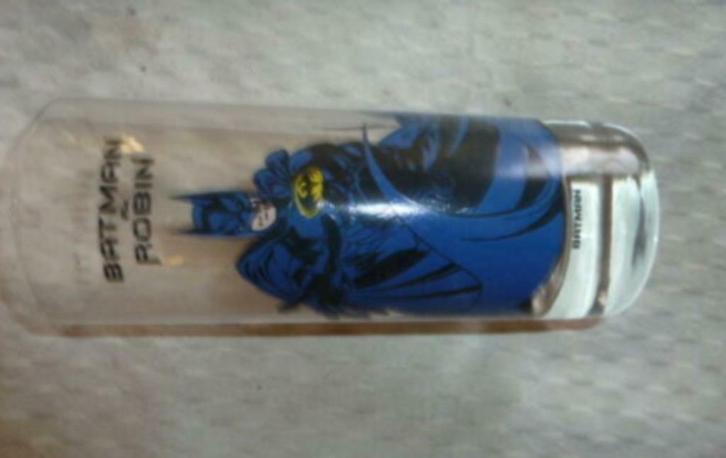 #A limonade glas QUICK - BATMAN & ROBIN ' Batman ', Verzamelen, Glas en Drinkglazen, Nieuw, Frisdrankglas, Ophalen of Verzenden