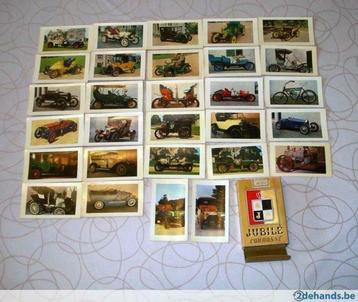 Jubilé chromo's Raylle van oude wagens, Collections, Utilisé, Boite à tabac ou Emballage